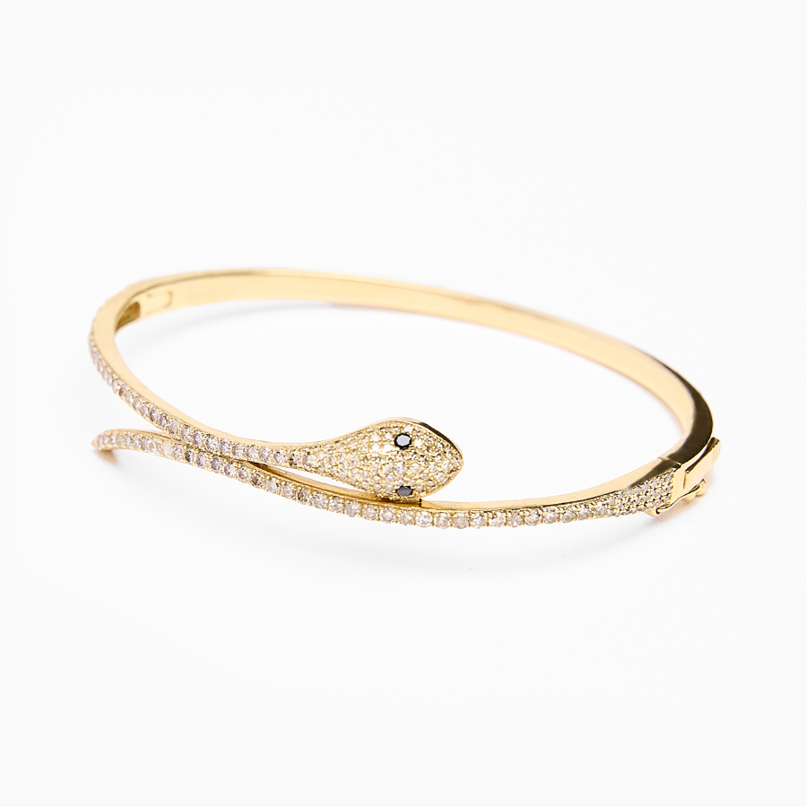 Mia - Gold Snake Bracelet