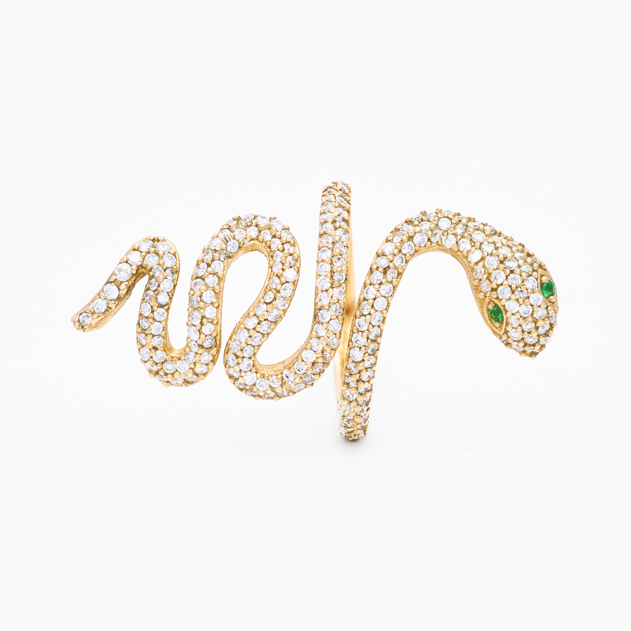 Céline - Yellow Gold Snake Ring