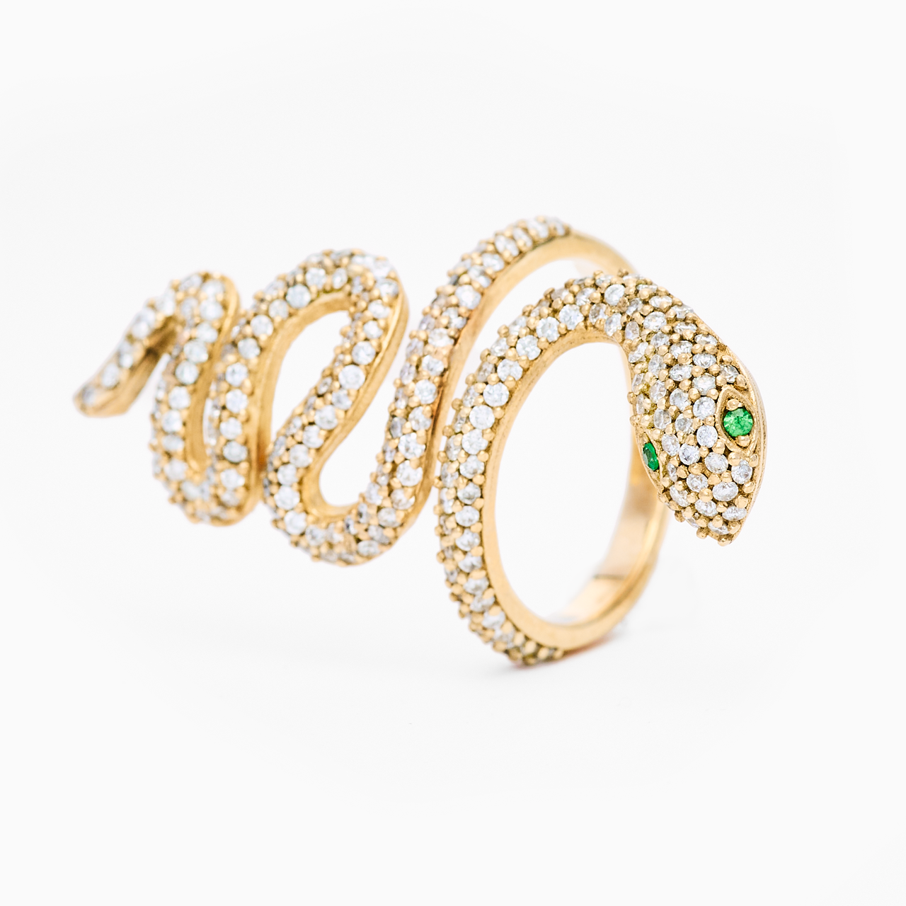 Céline - Yellow Gold Snake Ring