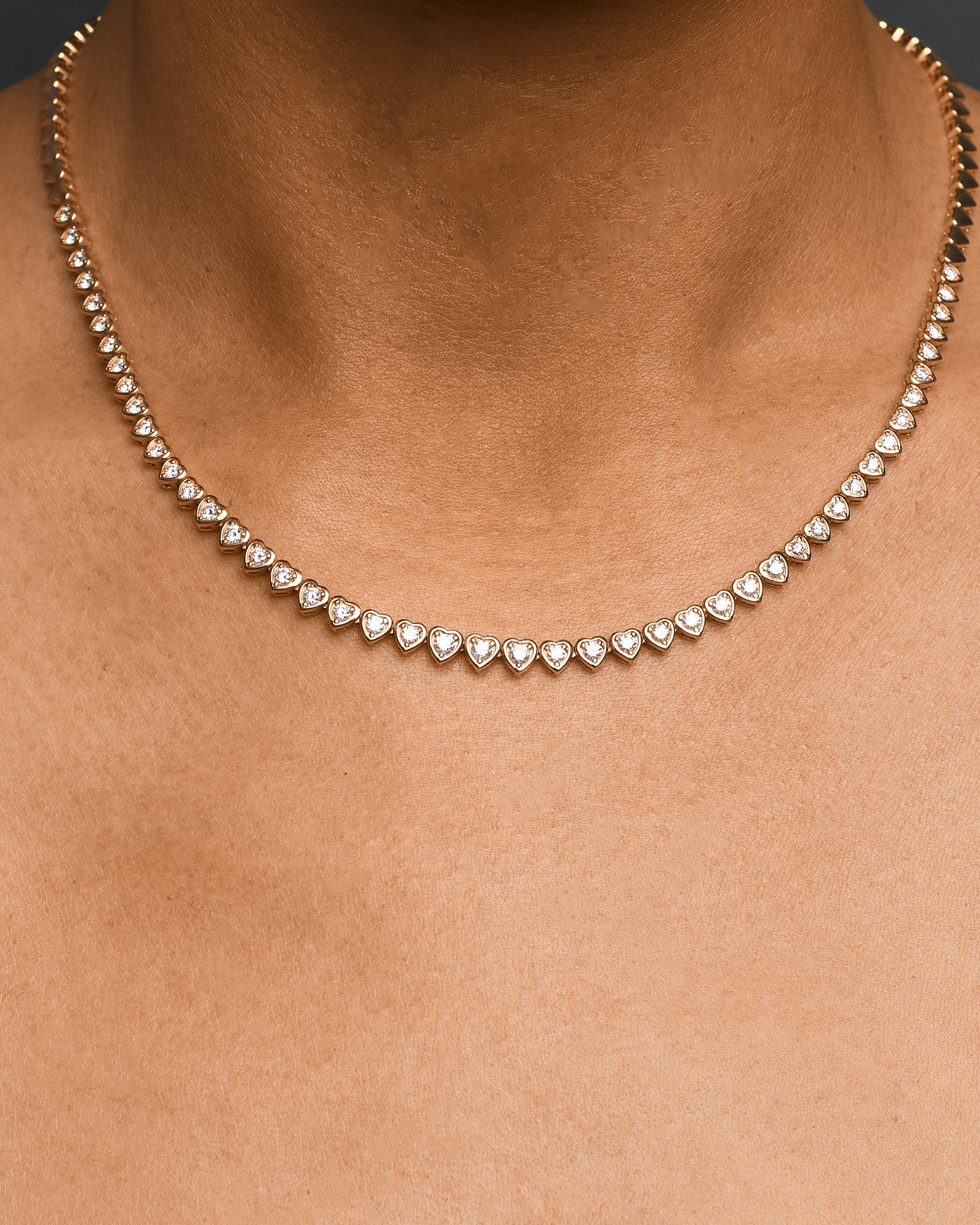 Gaby - Tennis Chain Diamond Necklace