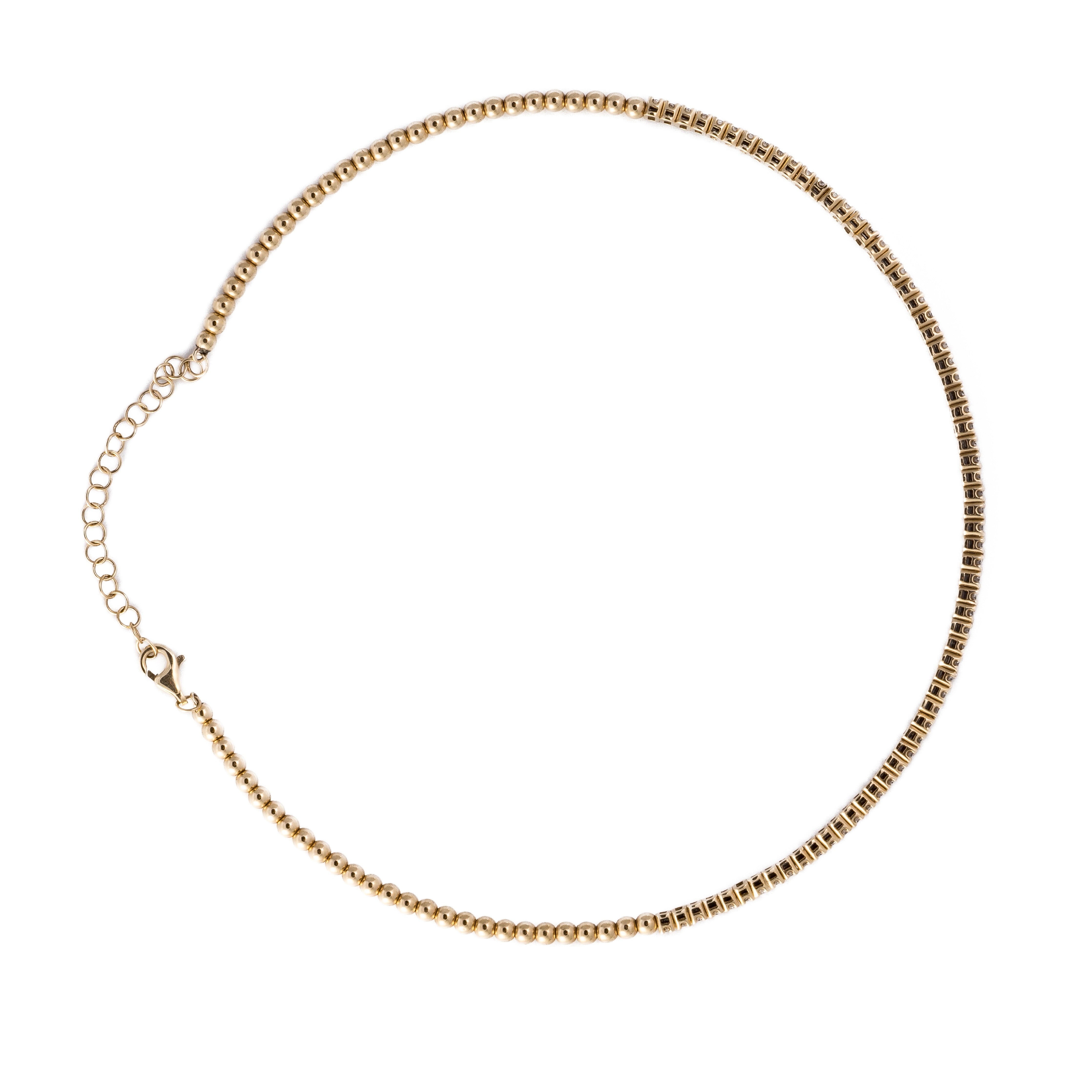 Genevieve Choker - Diamond Choker in 14k Gold